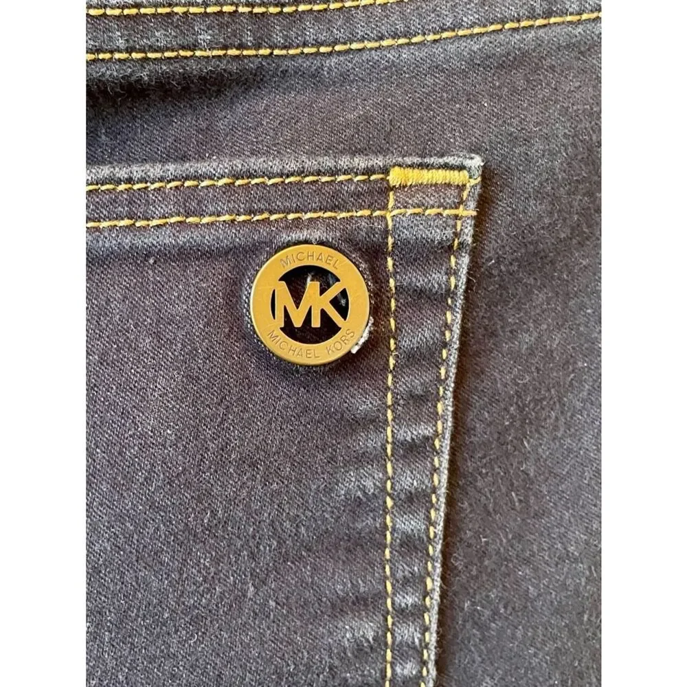 Michael Kors Women's Dark Navy Izzy Cropped Skinny Jeans